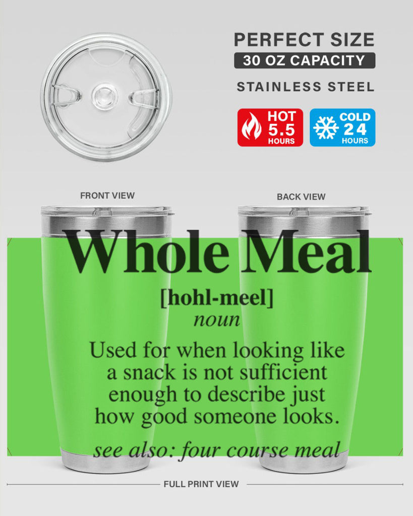 whole meal 10#- black words phrases- Cotton Tank