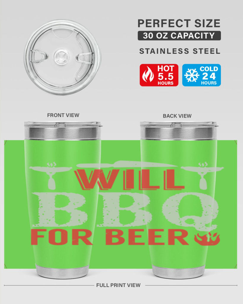 will bbq for beer 5#- bbq- Tumbler
