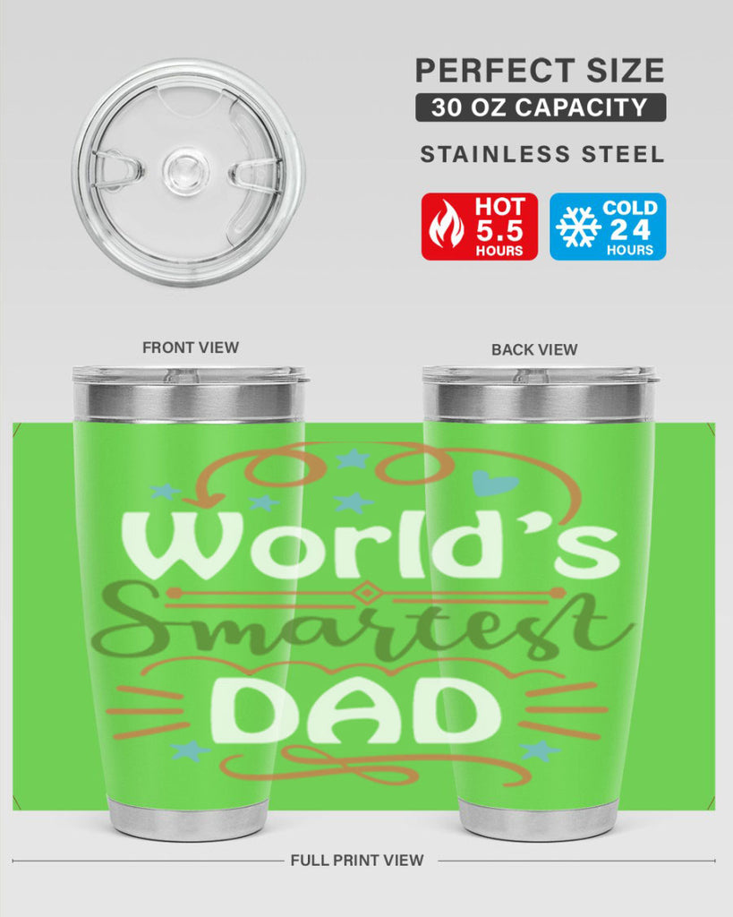 world’s smartest dad 2#- fathers day- Tumbler