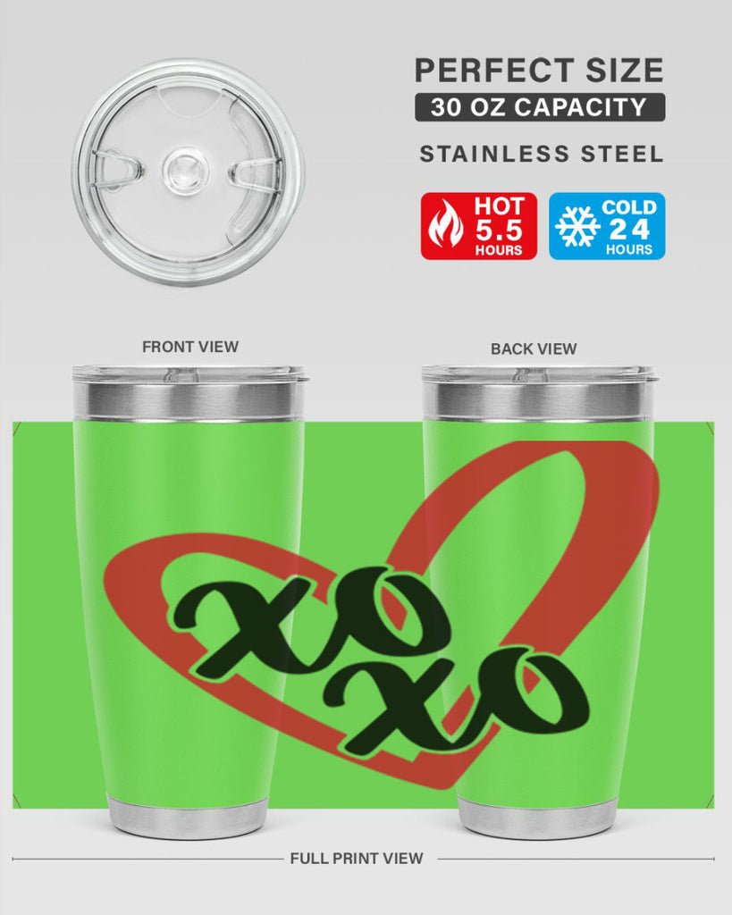 xoxo 11#- valentines day- Tumbler