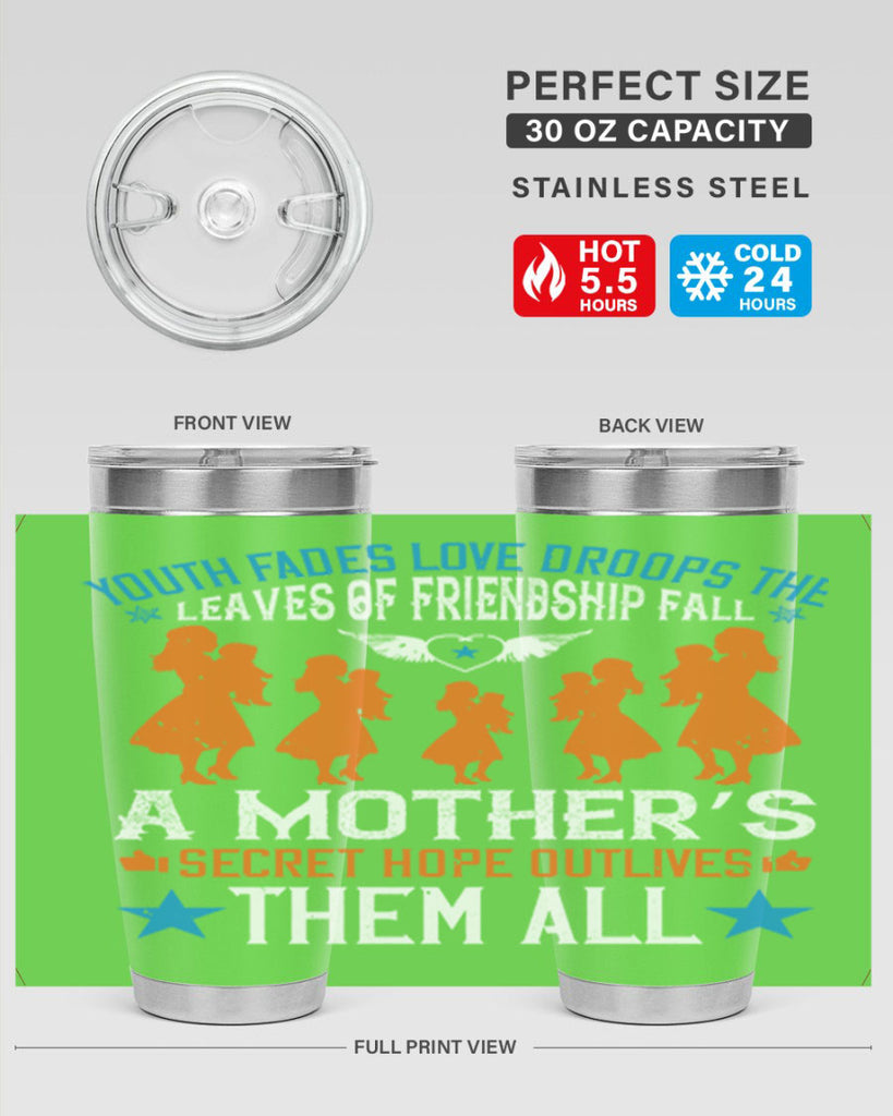 youth fades love droops 9#- mothers day- Tumbler