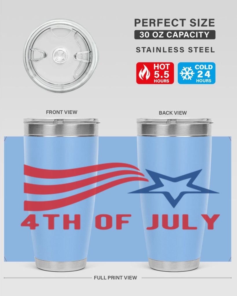 4th of July design Style 66#- Fourt Of July- Tumbler