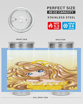 A beautiful and happy princess with gold dress game 131#- anime- Tumbler
