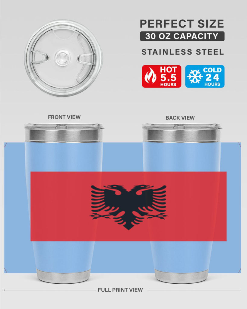 Albania 196#- world flags- Tumbler