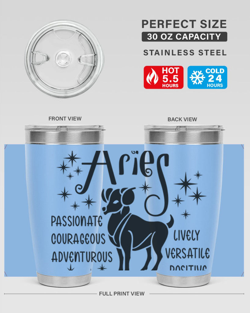Aries 93#- zodiac- Tumbler