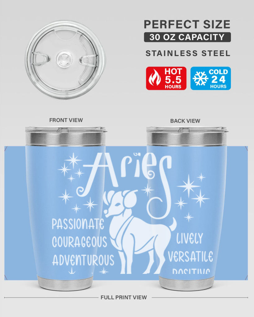 Aries 99#- zodiac- Tumbler