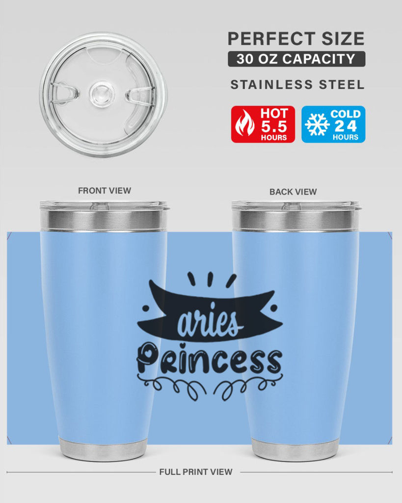 Aries princess 116#- zodiac- Tumbler