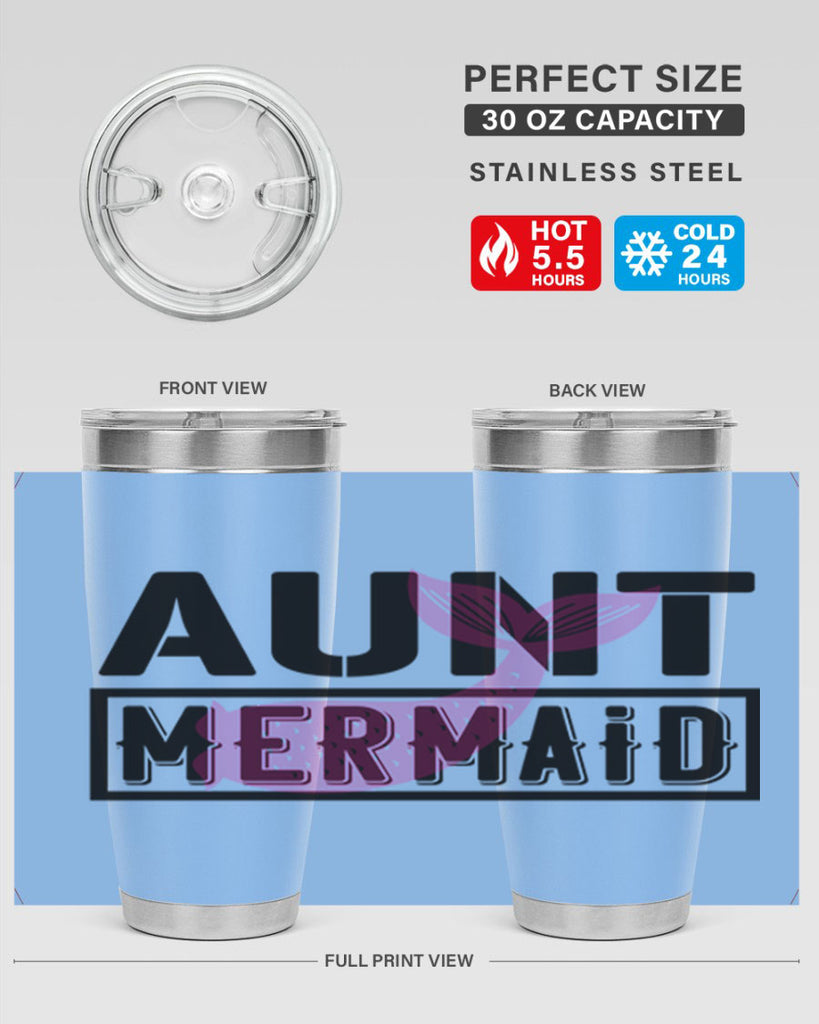 Aunt mermaid 17#- mermaid- Tumbler