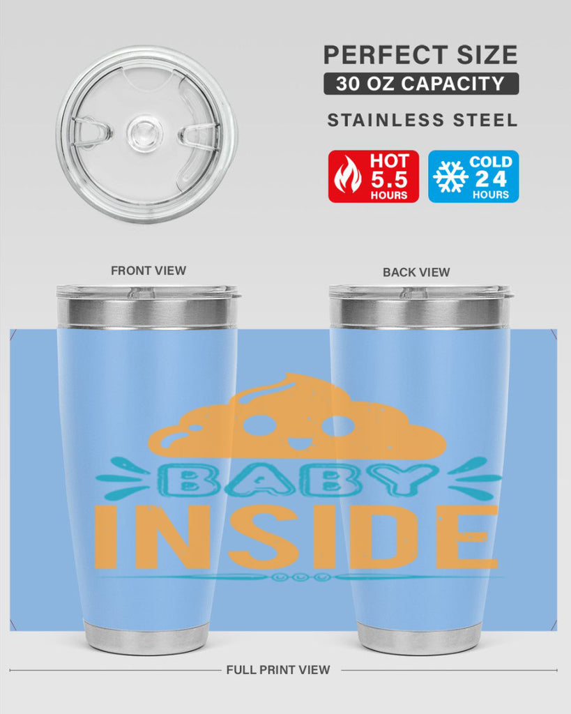 Baby Inside Style 1#- baby shower- tumbler