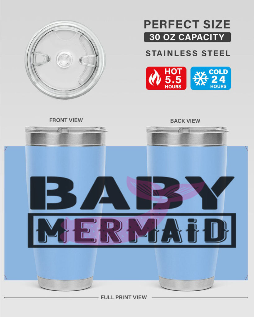 Baby mermaid 29#- mermaid- Tumbler