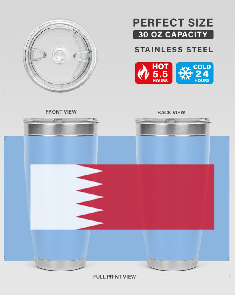 Bahrain 185#- world flags- Tumbler