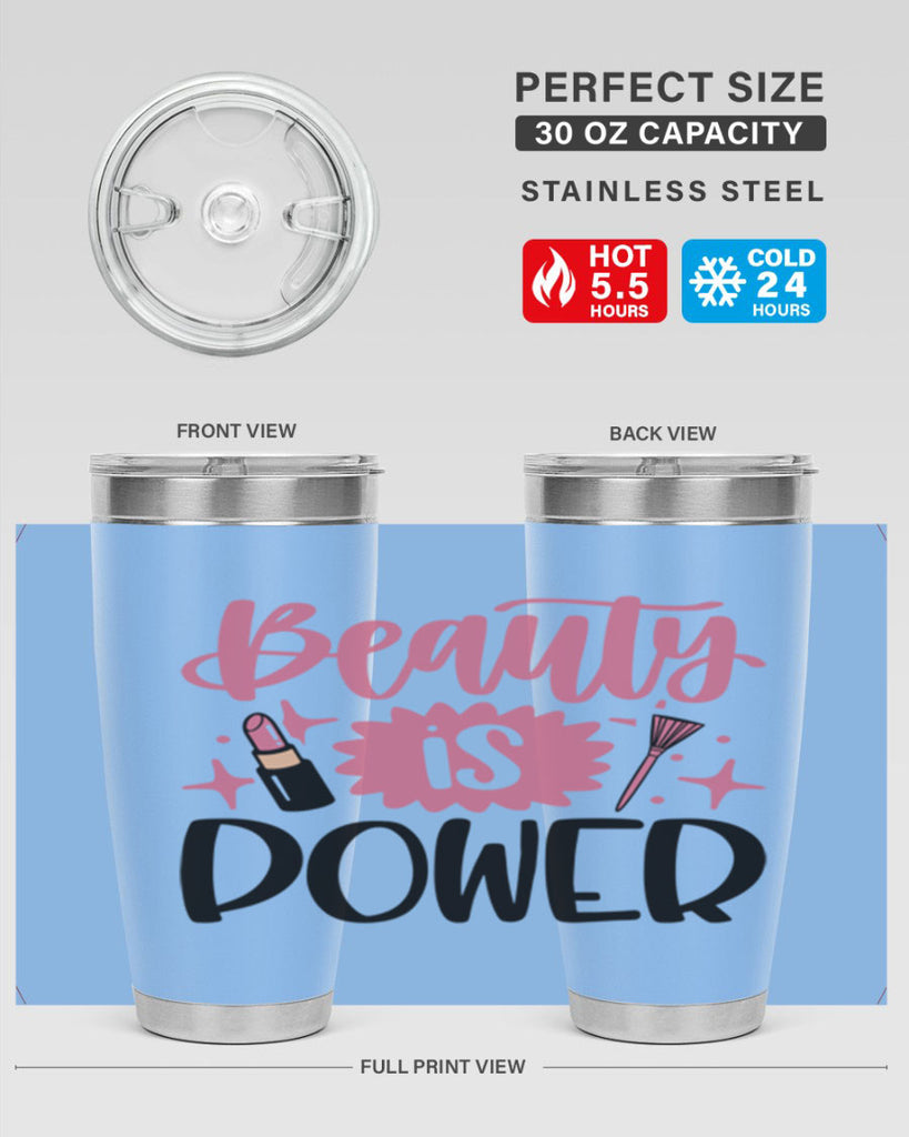 Beauty Is Power Style 135#- make up- Tumbler
