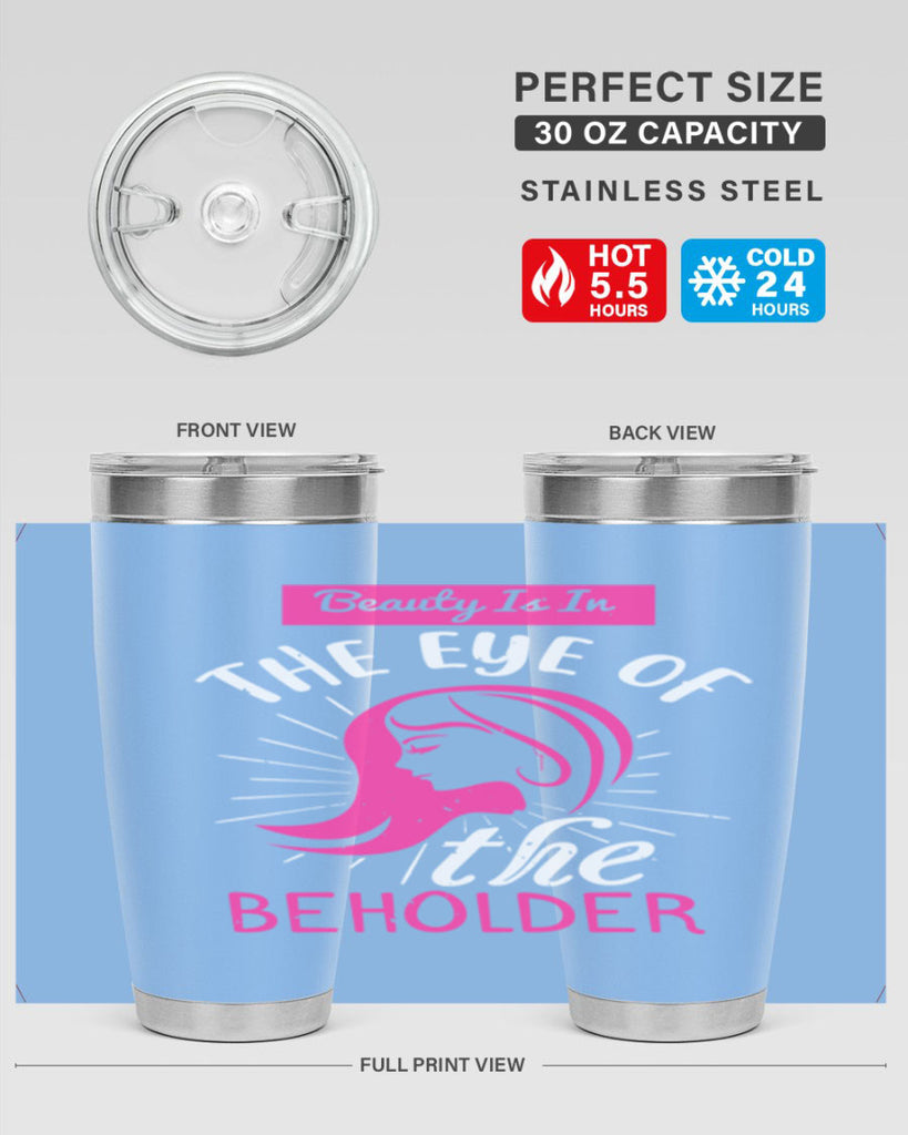 Beauty is in the eye of the beholder Style 169#- make up- Tumbler