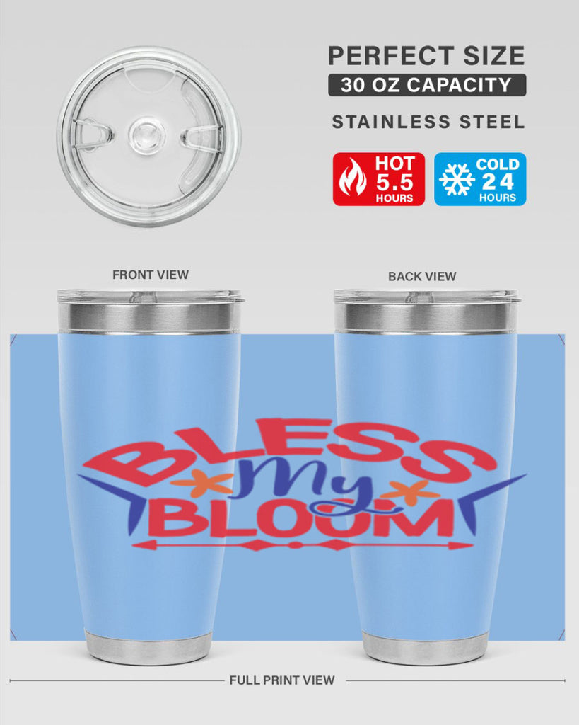 Bless My Bloom 38#- spring- Tumbler