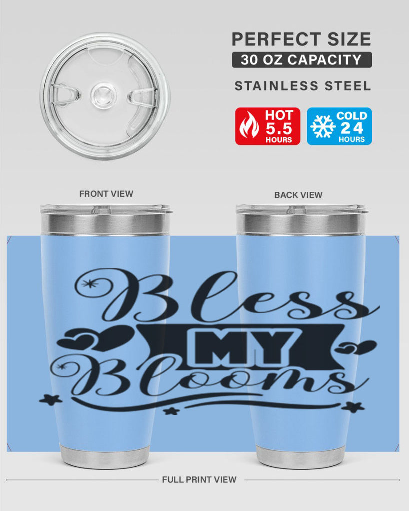 Bless My Blooms 40#- spring- Tumbler