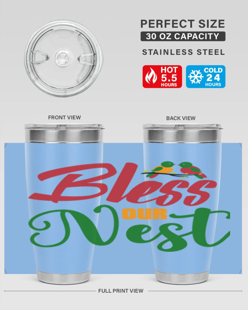 Bless Our Nest 67#- spring- Tumbler