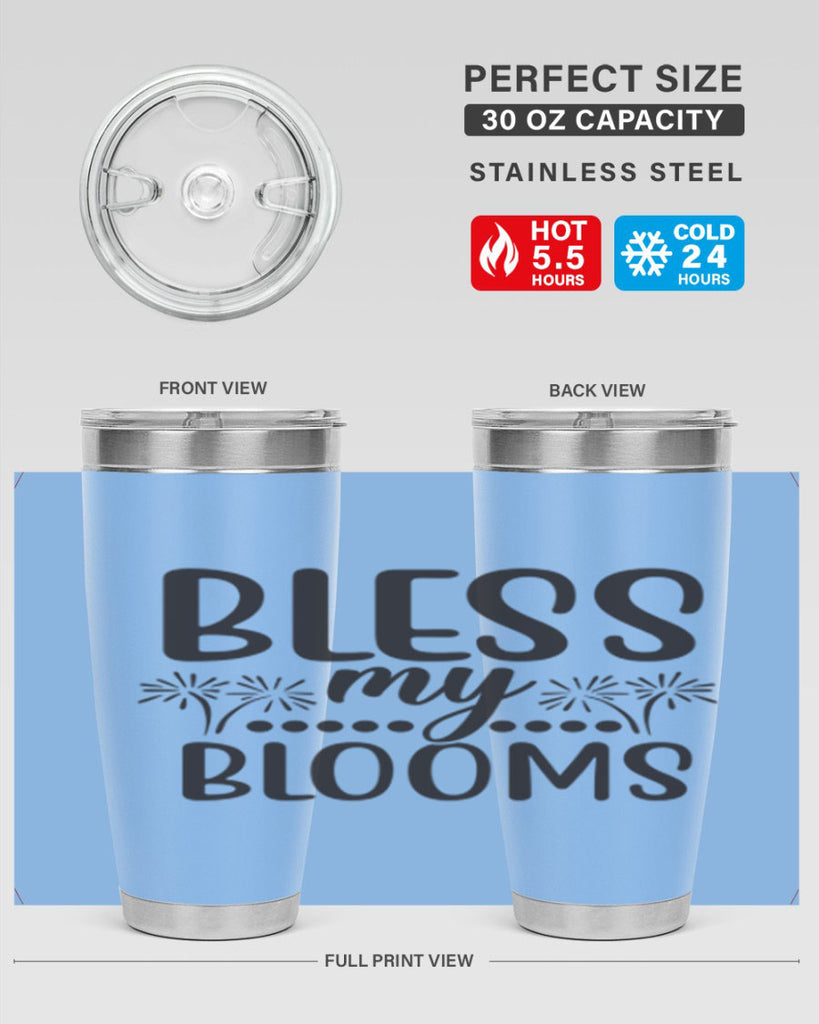 Bless my blooms 39#- spring- Tumbler