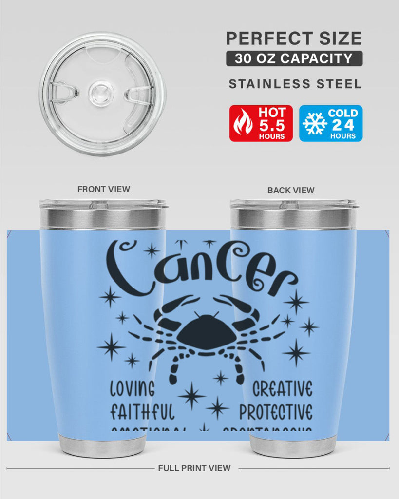 Cancer 144#- zodiac- Tumbler