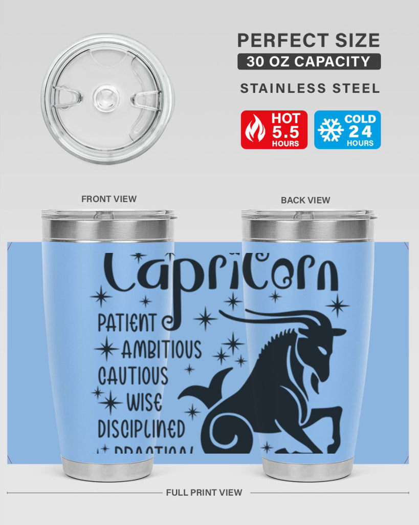 Capricorn 182#- zodiac- Tumbler