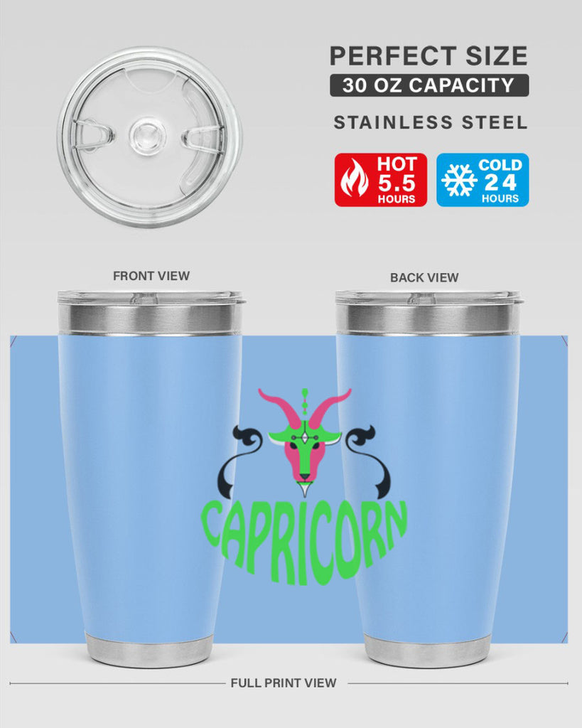 Capricorn 189#- zodiac- Tumbler