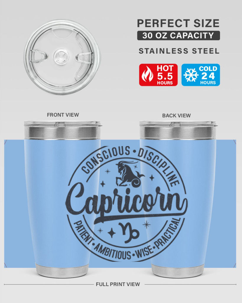 Capricorn 190#- zodiac- Tumbler