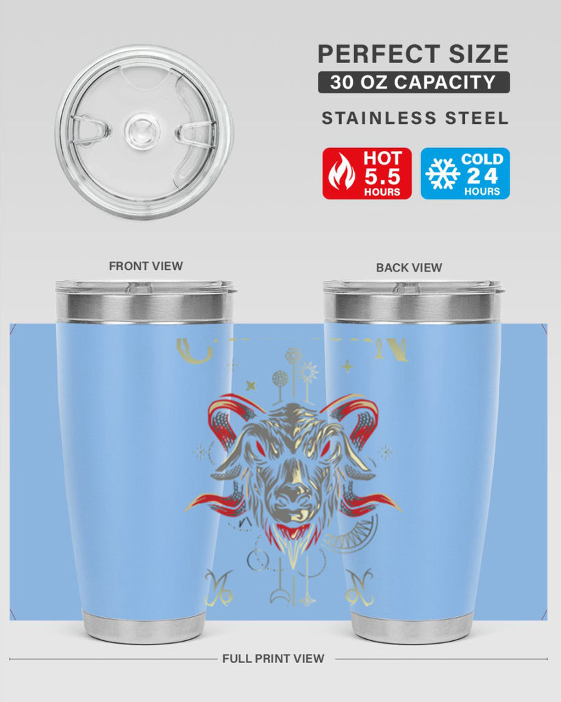 Capricorn 198#- zodiac- Tumbler