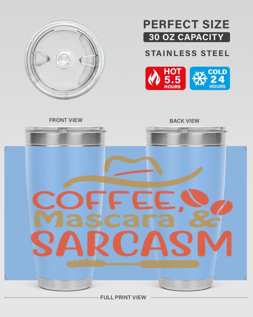Coffee Mascara Sarcasm 21#- fashion- Cotton Tank