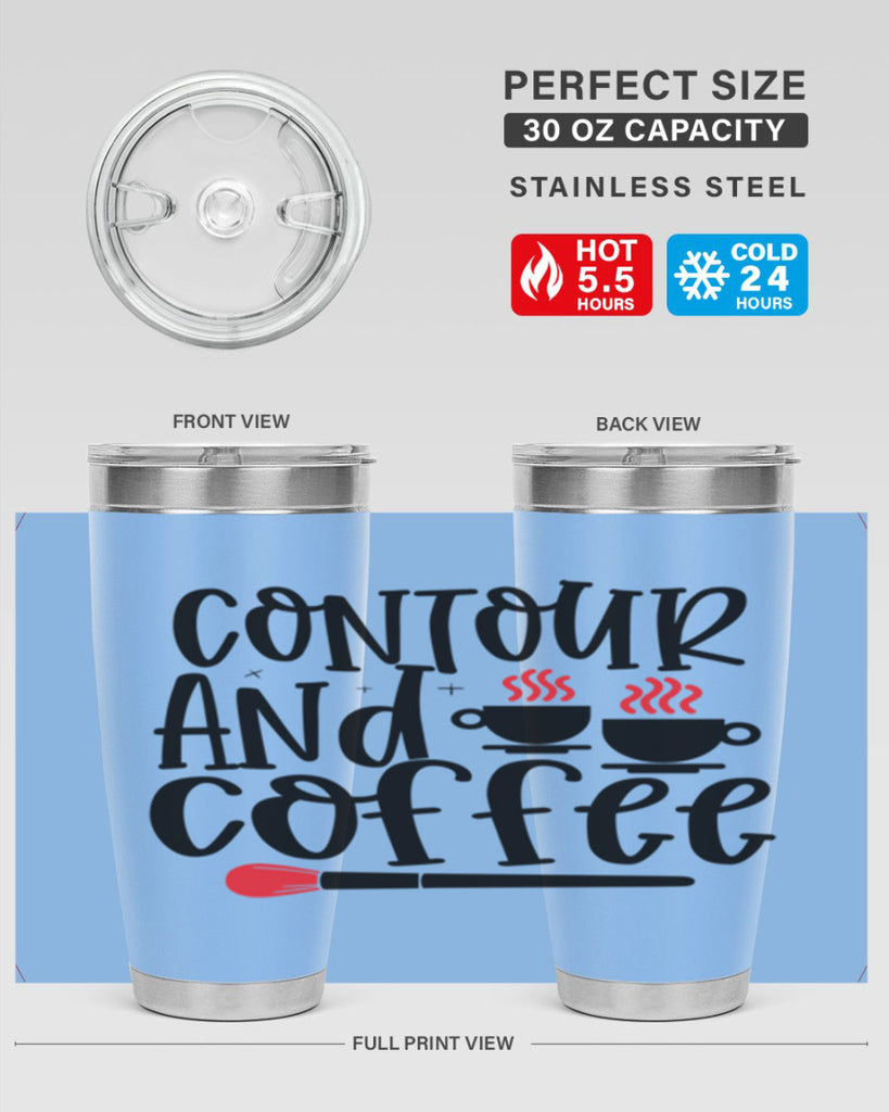 Contour And Coffee Style 242#- make up- Tumbler