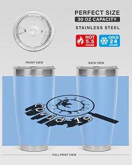 Covid Style 57#- corona virus- Tumbler