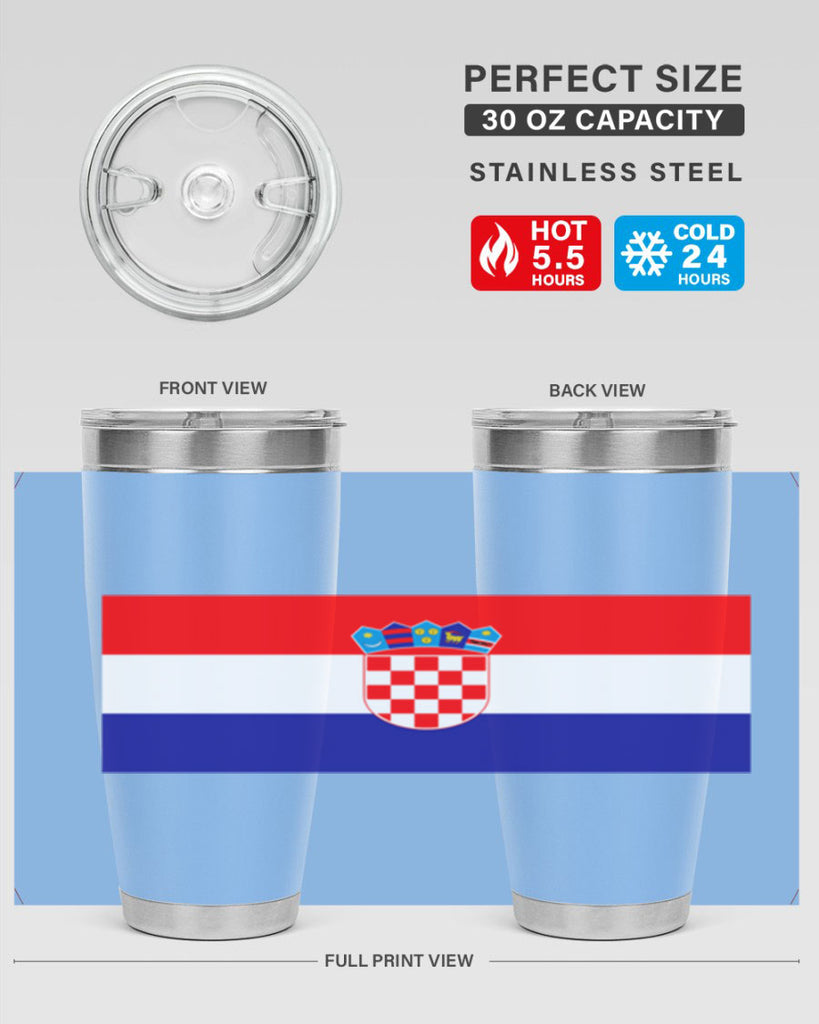 Croatia 155#- world flags- Tumbler