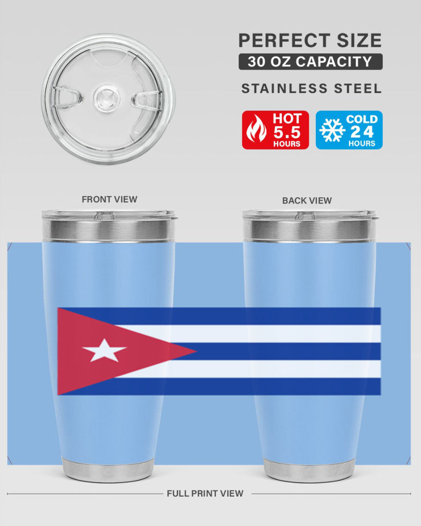 Cuba 154#- world flags- Tumbler