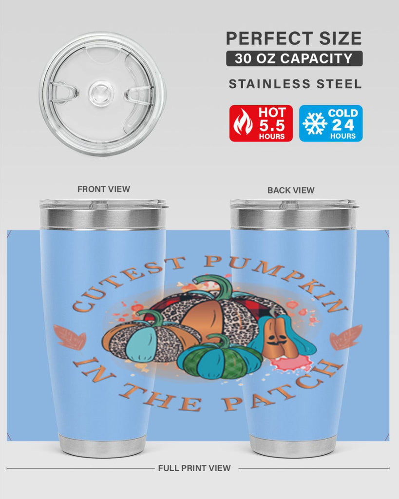 Cutest Pumpkin in the Patch 65#- fall- Tumbler