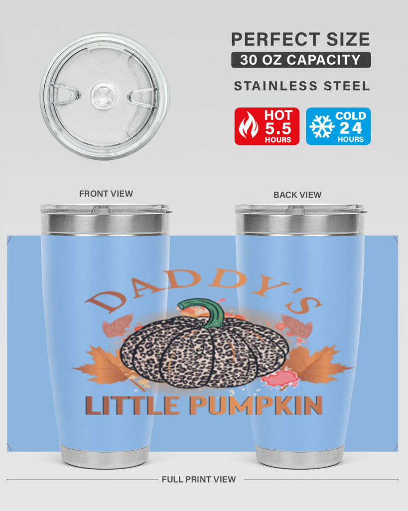 Daddys Little Pumpkin 67#- fall- Tumbler