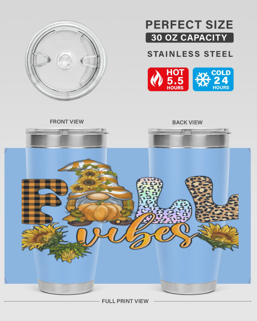 FallVibesFallGnome 164#- fall- Tumbler