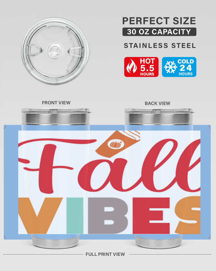 FallVibesdesign 166#- fall- Tumbler