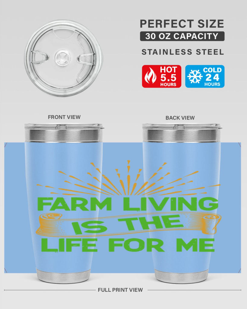 Farm living is the life for me 1#- farming and gardening- Tumbler