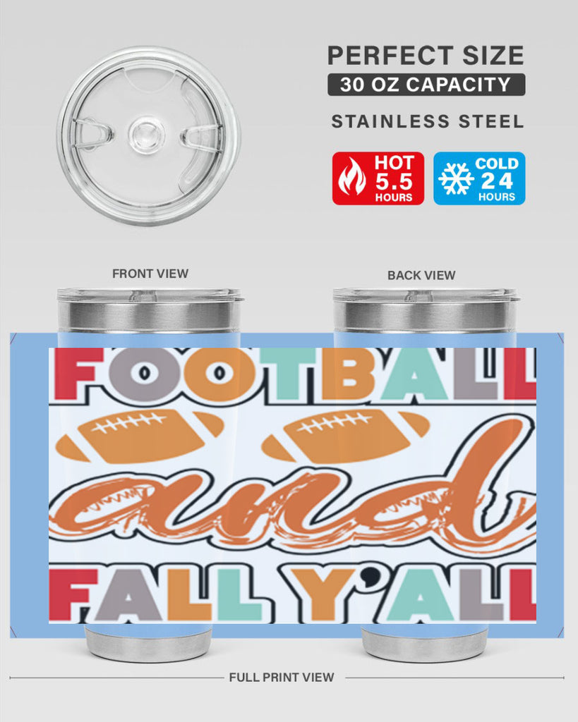 FootballandFallYall 186#- fall- Tumbler