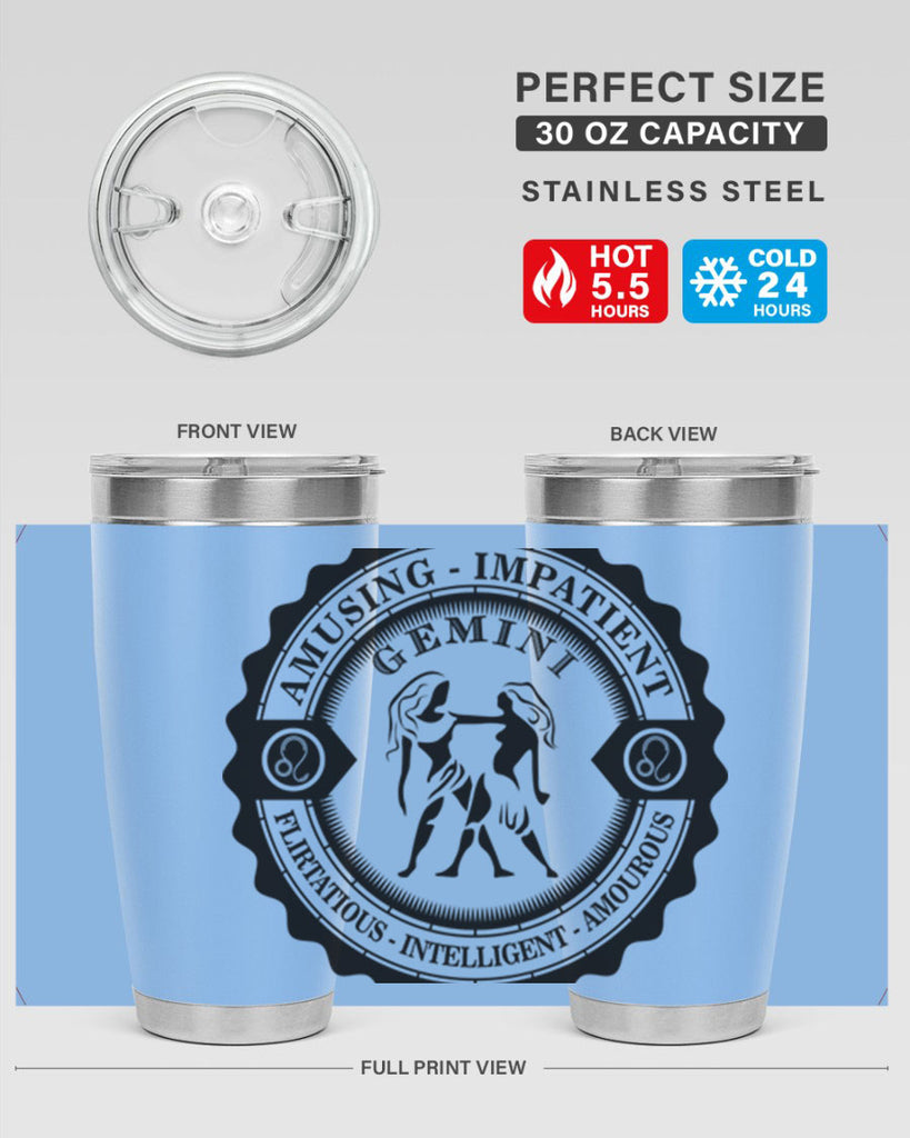 Gemini 11#- zodiac- Tumbler