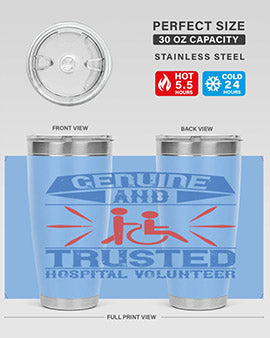 Genuine and Trusted Hospital Volunteer Style 2#- volunteer- Tumbler