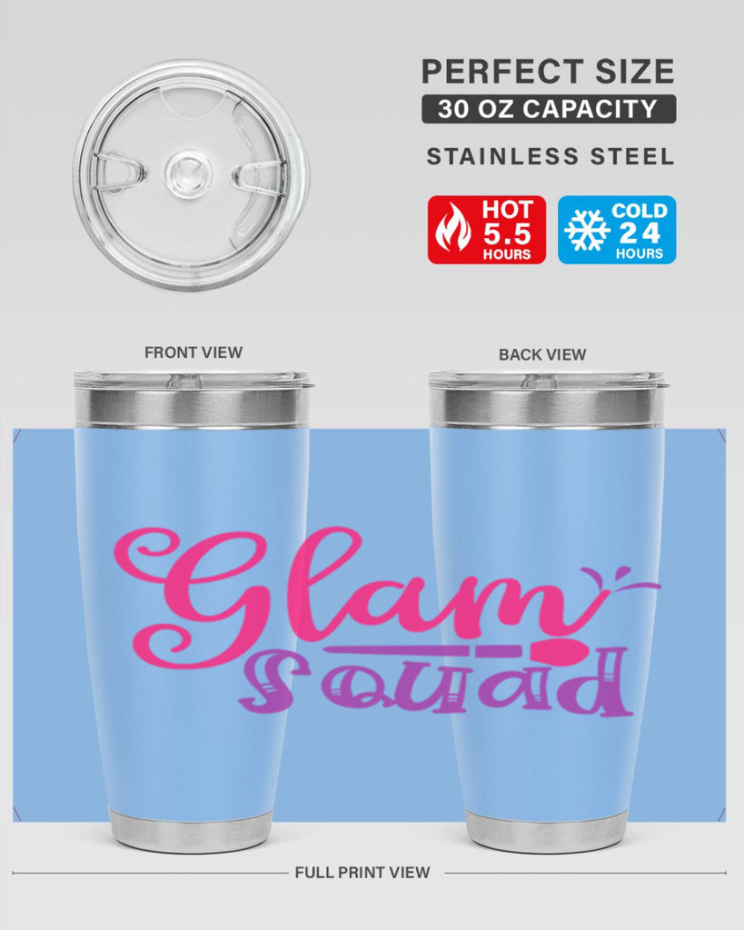 Glam Squad Style 237#- make up- Tumbler