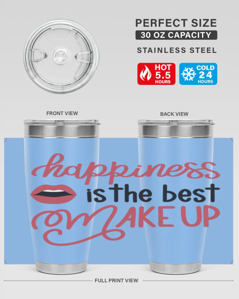 Happiness is the Best Makeup Style 94#- make up- Tumbler