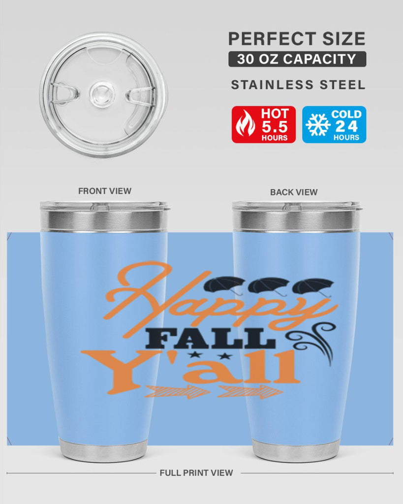 Happy Fall Yall 234#- fall- Tumbler