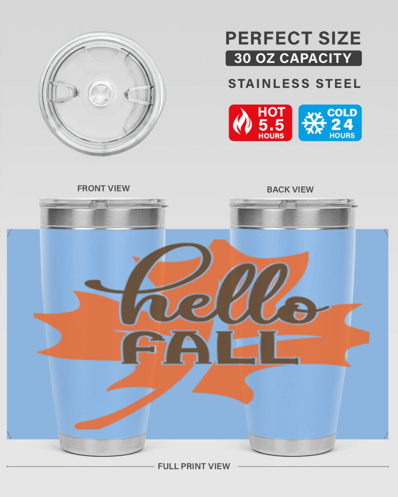 Hello Fall 273#- fall- Tumbler