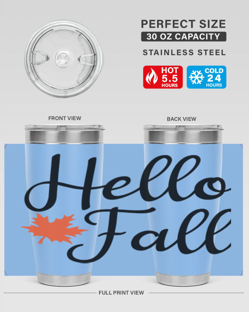 Hello Fall 274#- fall- Tumbler