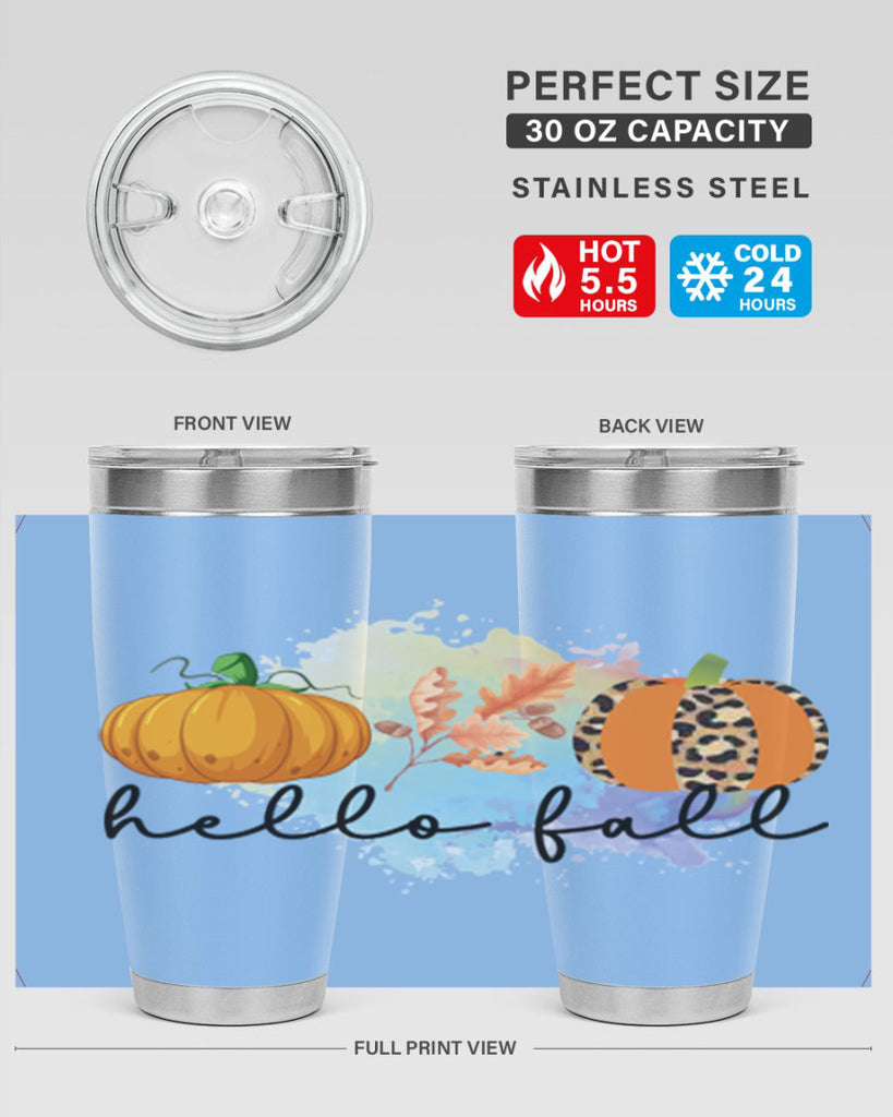 Hello Fall 277#- fall- Tumbler