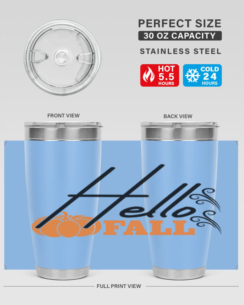 Hello Fall 281#- fall- Tumbler