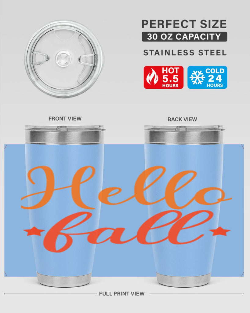 Hello Fall Design 278#- fall- Tumbler