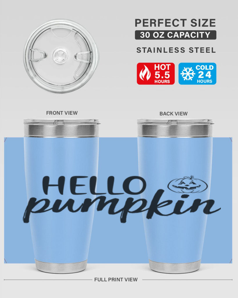 Hello Pumpkin 286#- fall- Tumbler
