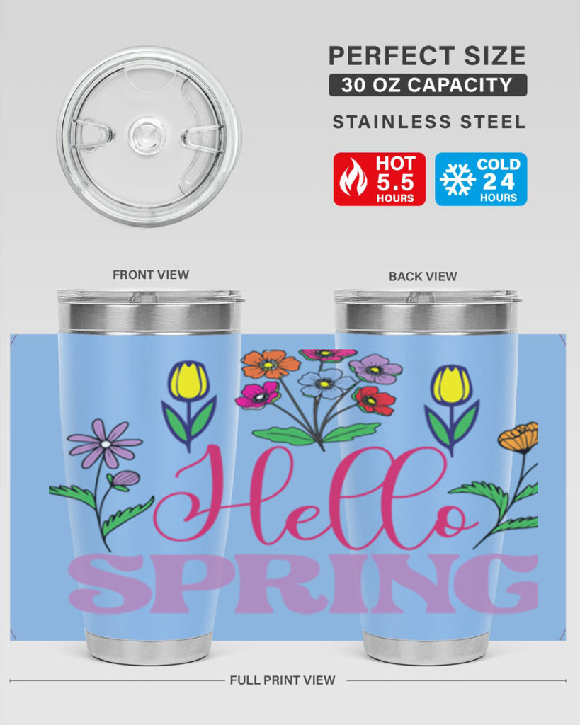 Hello Spring  233#- spring- Tumbler