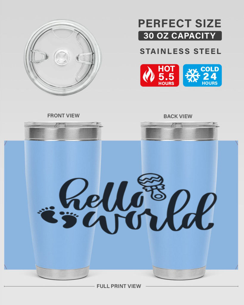Hello World Style 90#- baby- tumbler